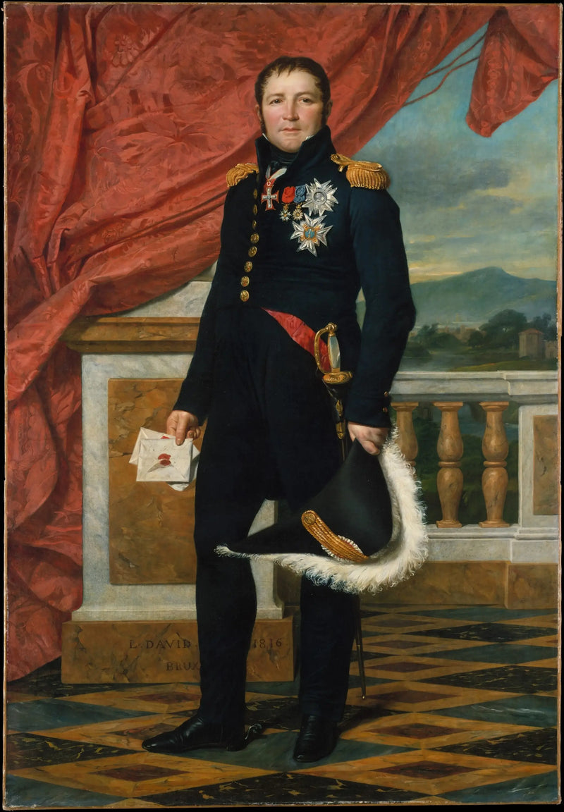 General Étienne-Maurice Gérard Portresi - Jacques-Louis David