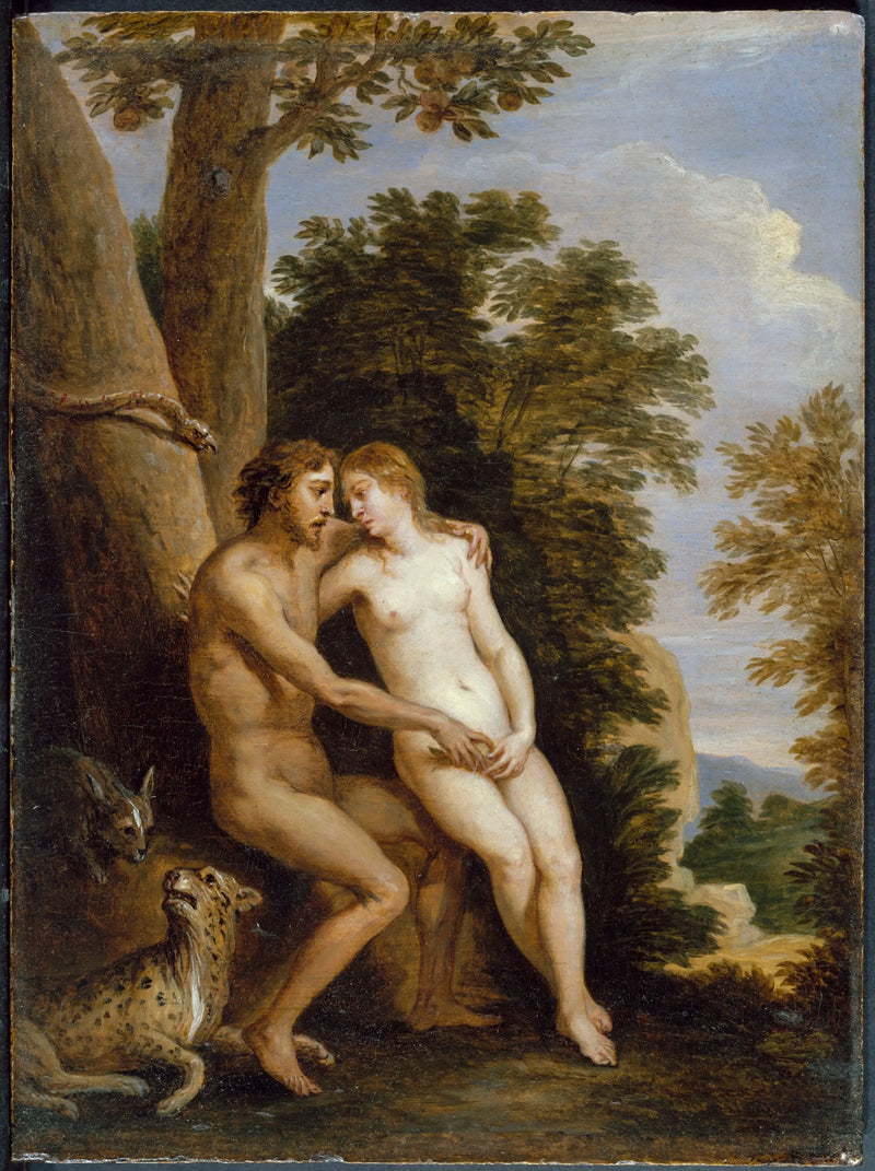 Adem ve Havva Cennette - David Teniers genç