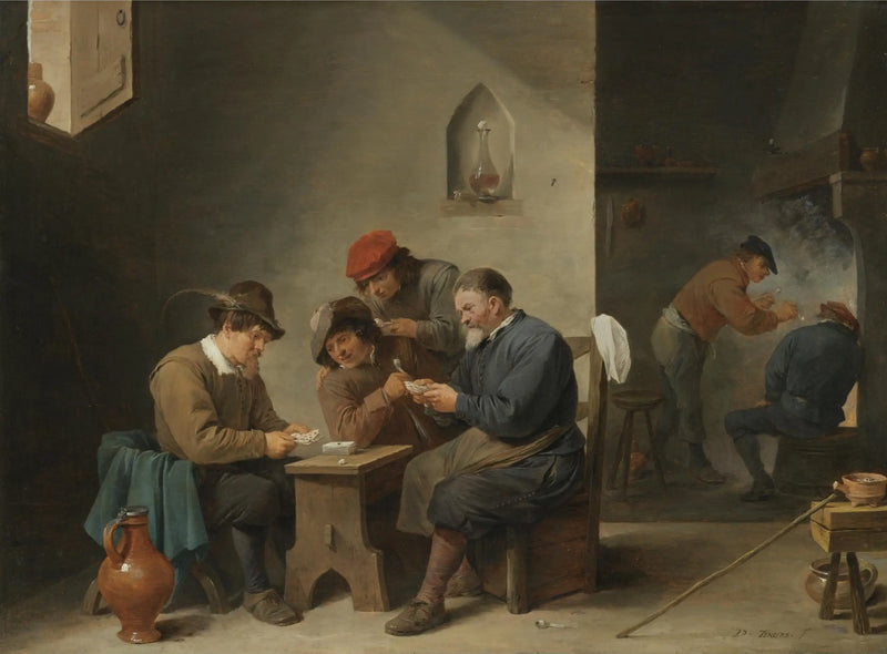 Kâğıtçıları - David Teniers genç