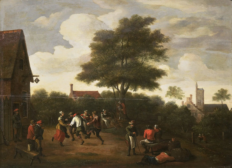 Çiftçiler Dans Ediyor - David Teniers le Jeune