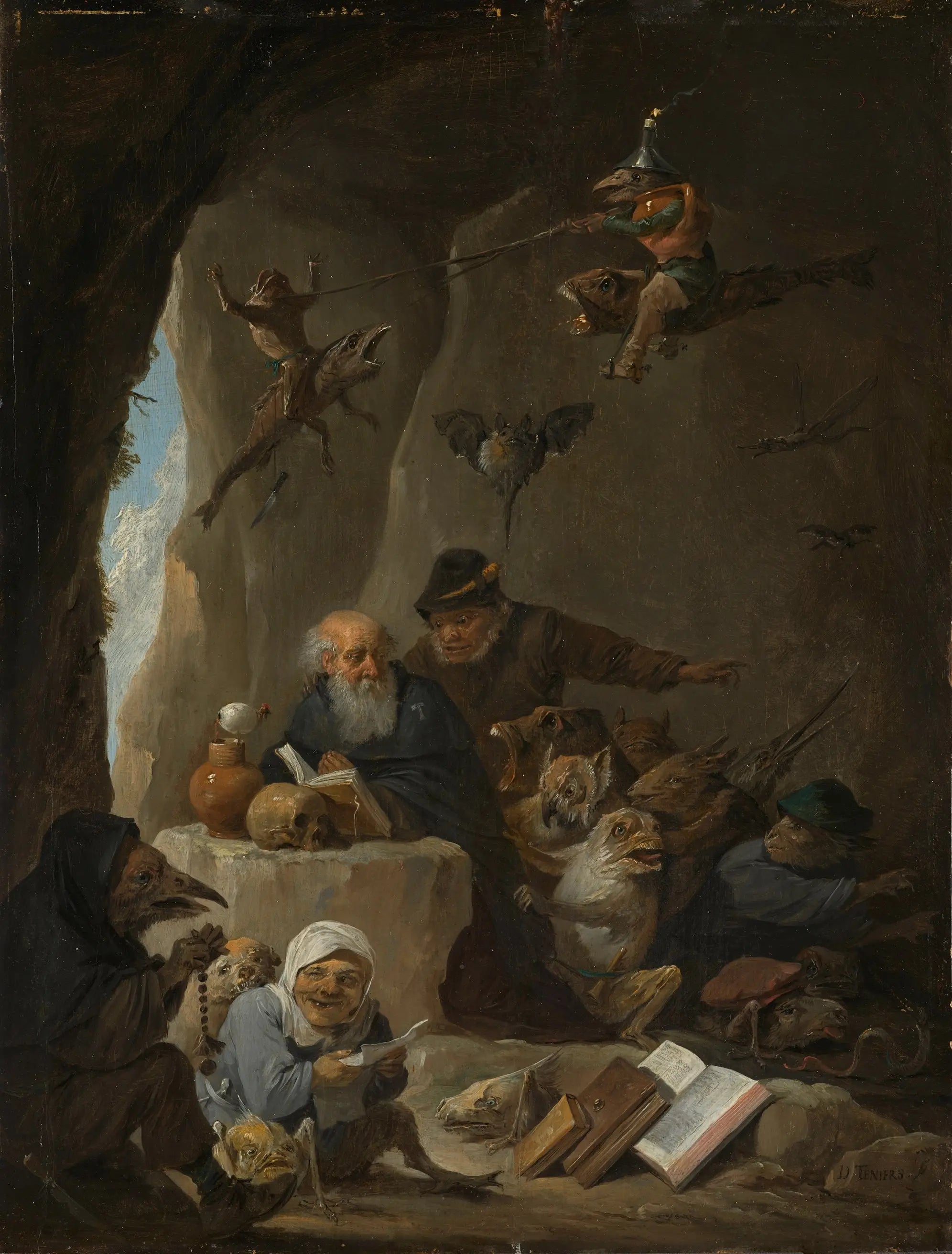 La Tentation de saint Antoine - David Teniers le Jeune - Alpha Reproduction