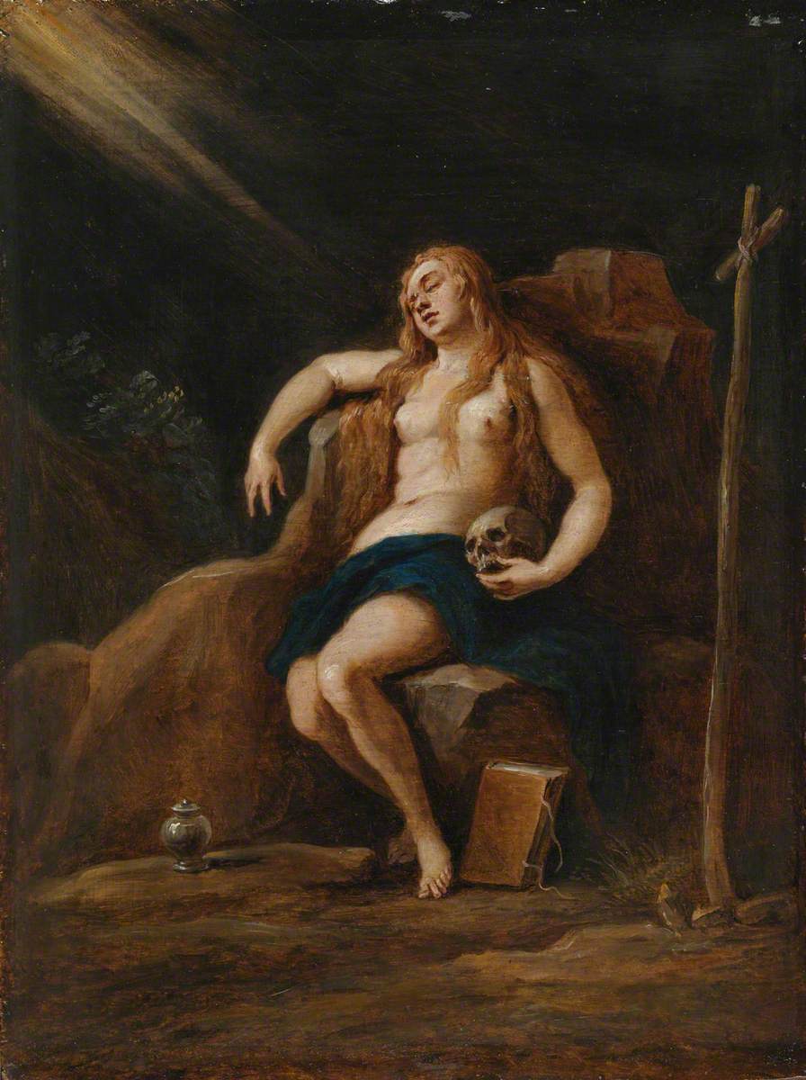 Marie-Madeleine dans le désert (d'après Palma il Giovane) - David Teniers le Jeune
