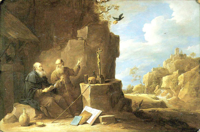 Aziz Paul ve Antoine - David Teniers genç