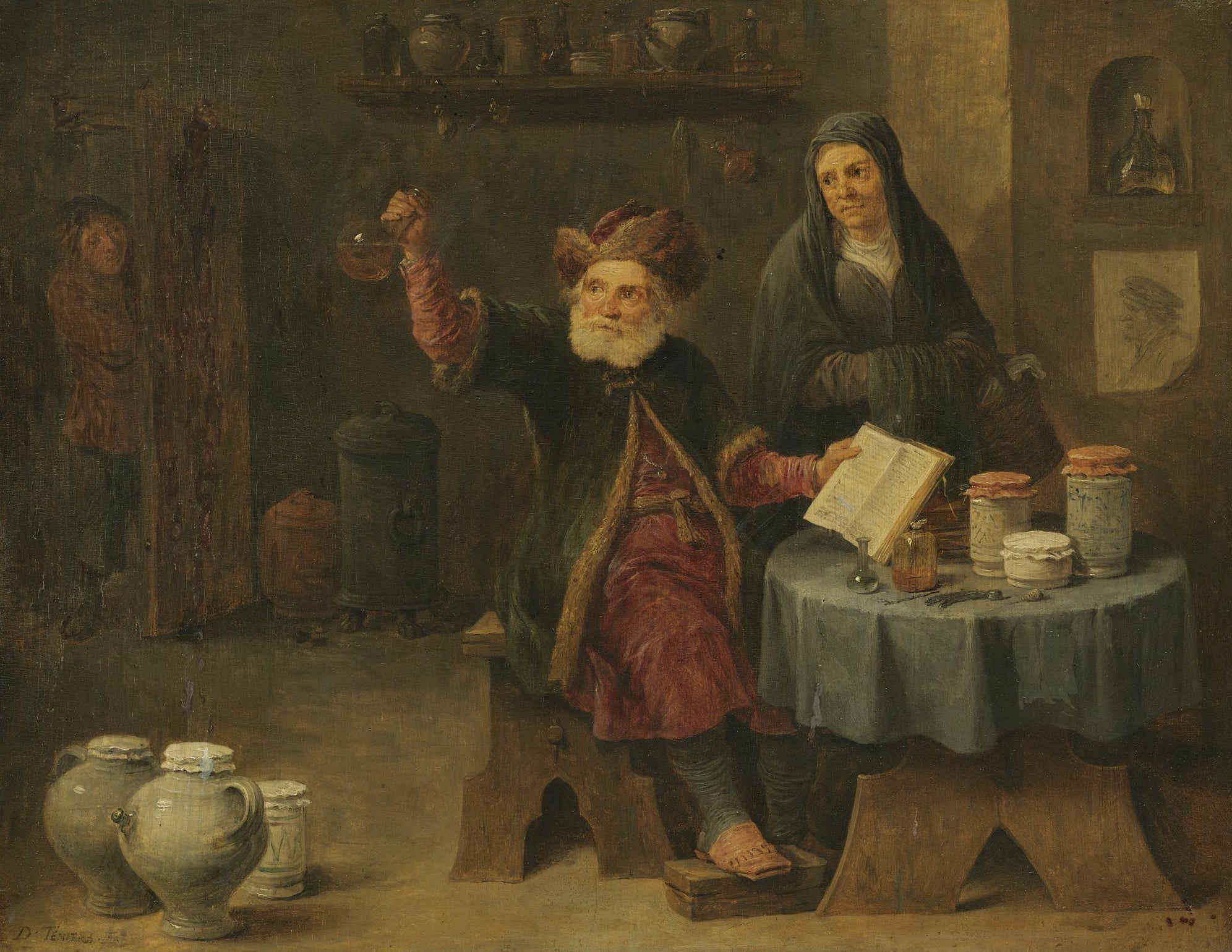 La visite chez le médecin - David Teniers le Jeune