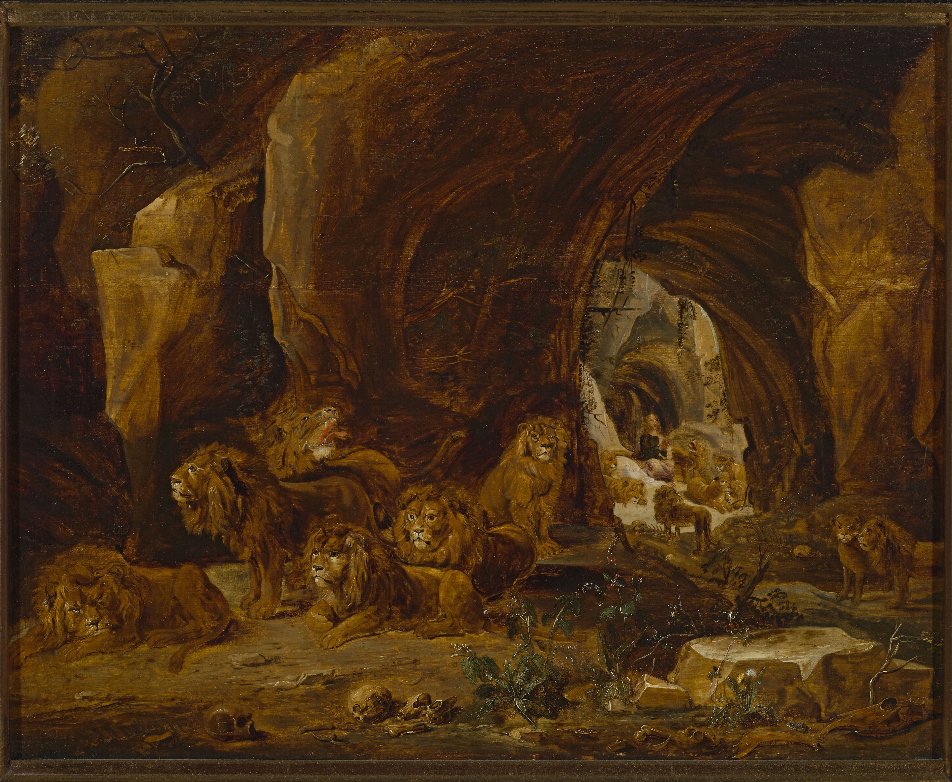 Daniel avec les Lions - David Teniers le Jeune