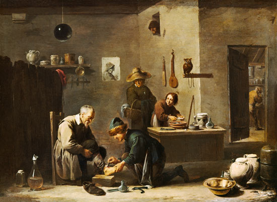 Le médecin du village - David Teniers le Jeune