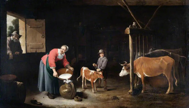Bir ahır içi - David Teniers le Jeune