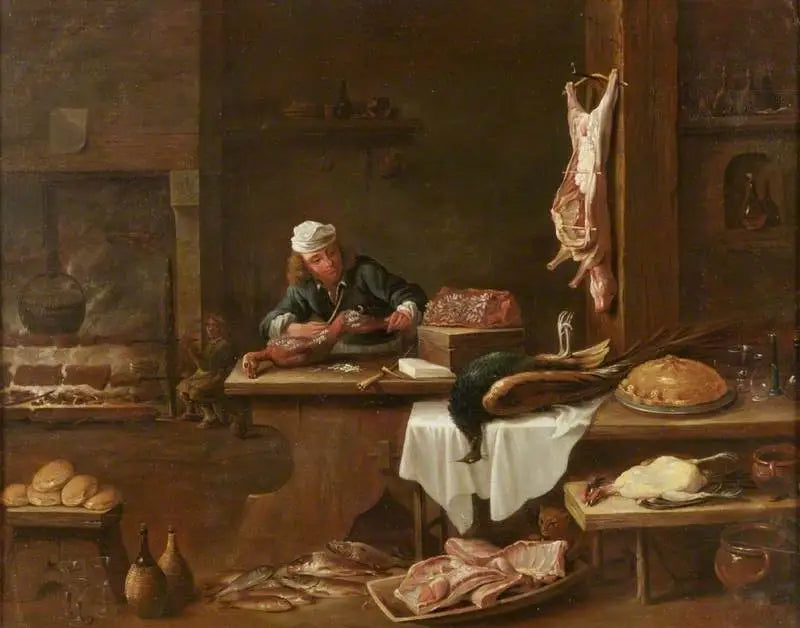Hollanda malikânesinin mutfağı - David Teniers genç