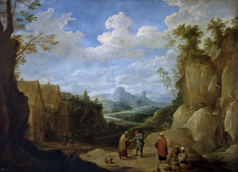 David Teniers le Jeune ile Gitanlarla Manzara