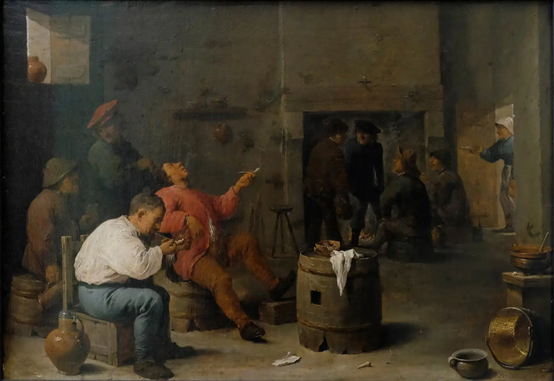 Ahşap Çiftlik Salonu - David Teniers genç