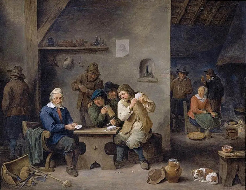 Birahane'de Oynayan Karakterler - David Teniers genç