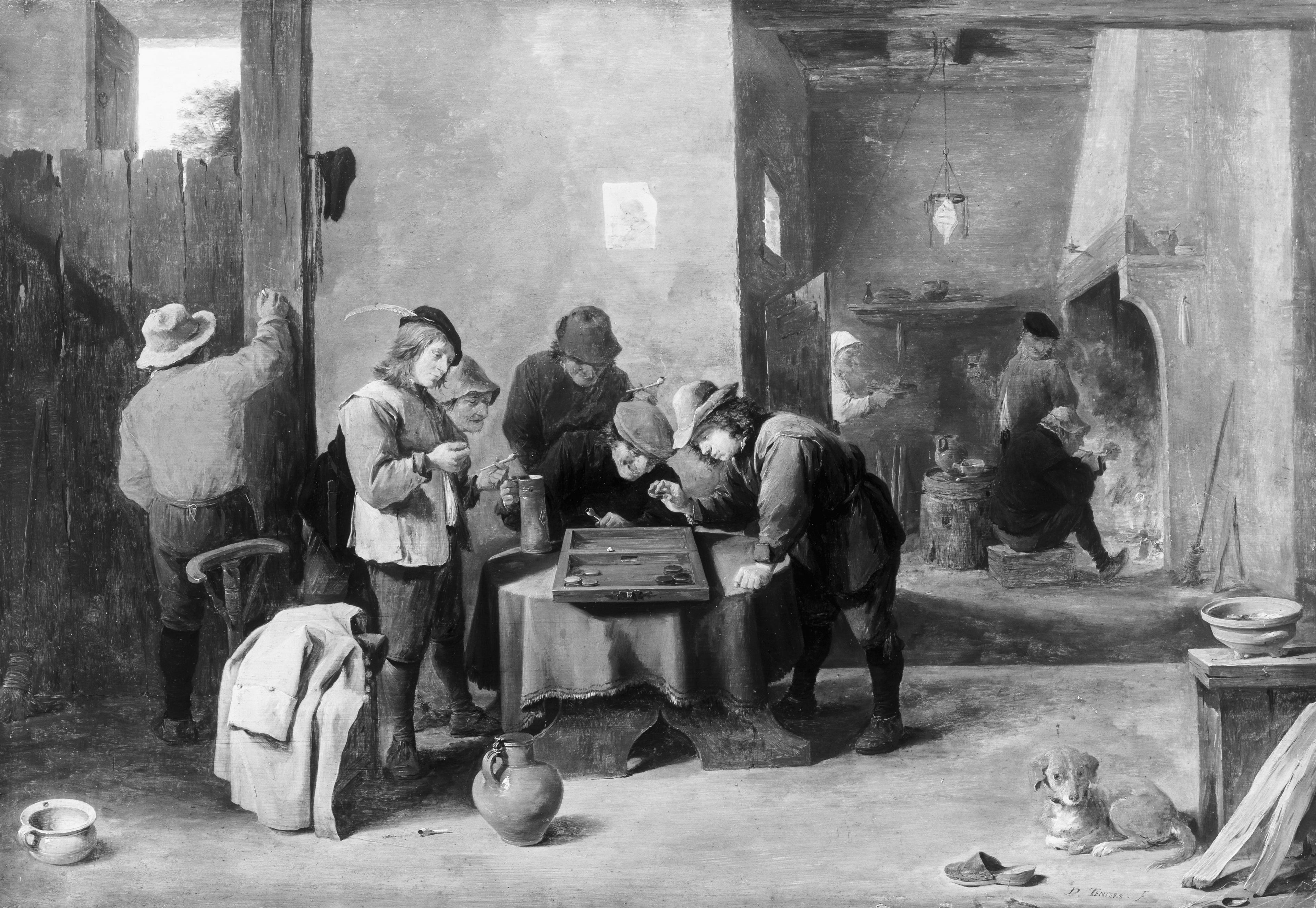 Joueurs de Tric Trac - David Teniers le Jeune