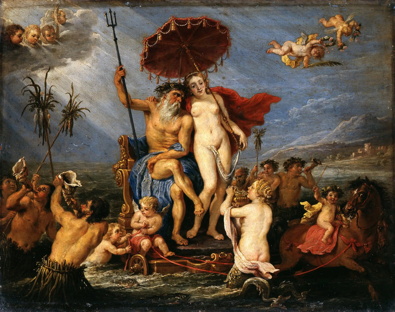 Neptün ve Amphitrite - David Teniers genç