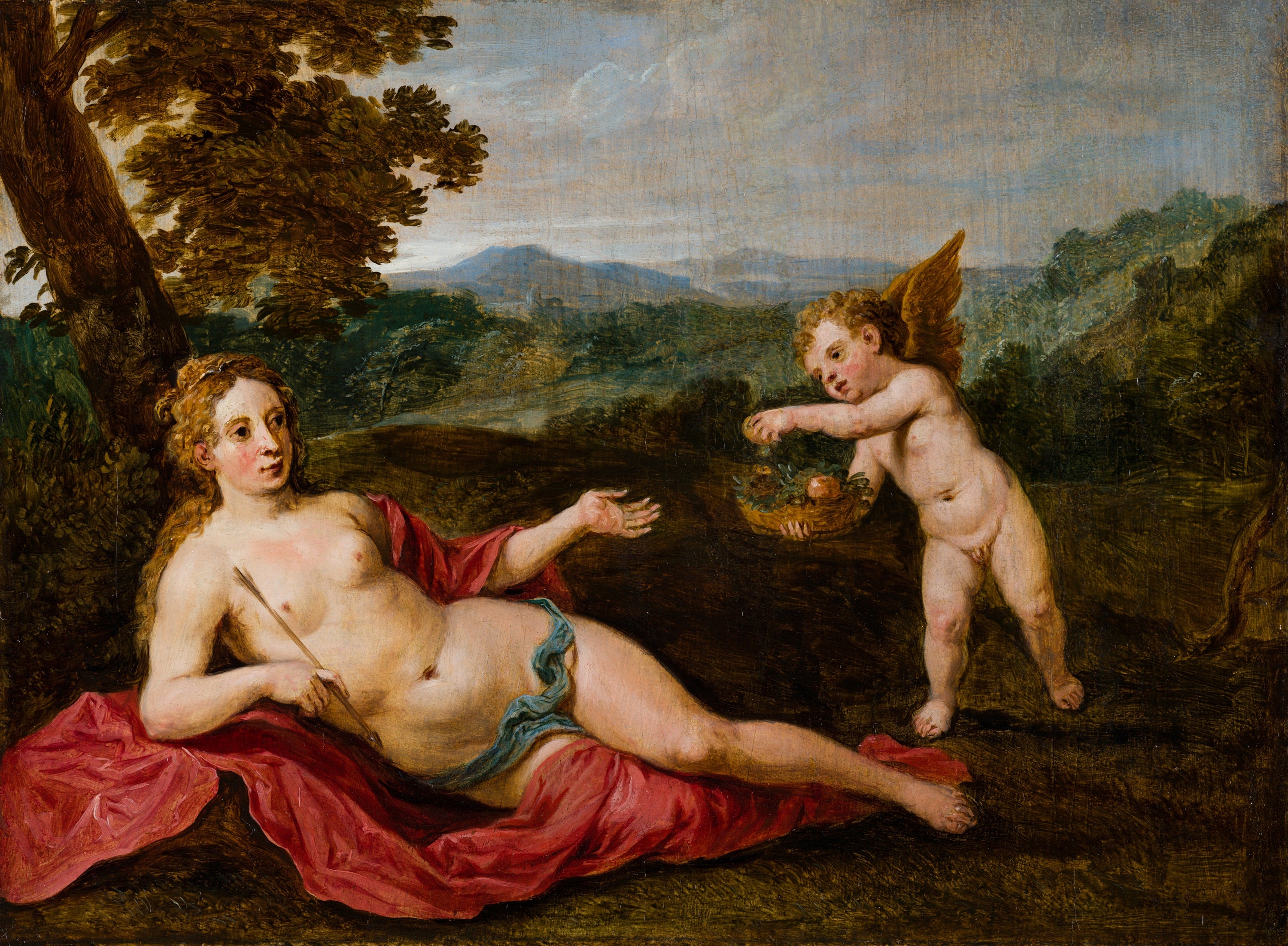 Vénus avec Cupidon - David Teniers le Jeune