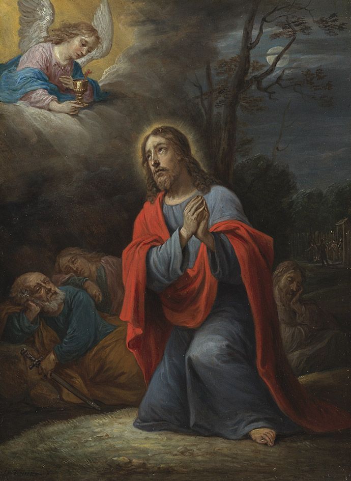 Les quinze secrets du rosaire : l'Agonie au jardin - David Teniers le Jeune