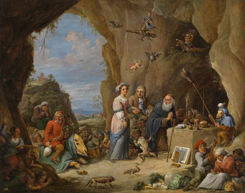 Aziz Antonius'un Günahkâr İsteği - David Teniers genç