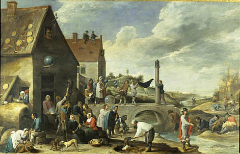 Proverbes flamands - David Teniers le Jeune
