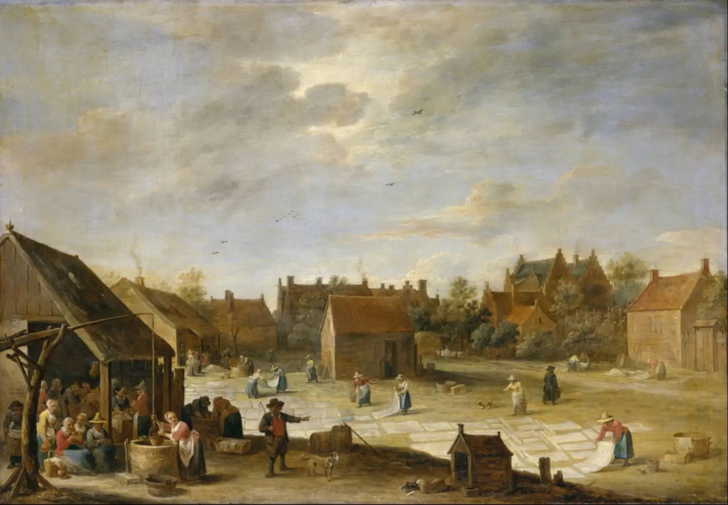 Champ de blanchiment - David Teniers le Jeune - Alpha Reproduction
