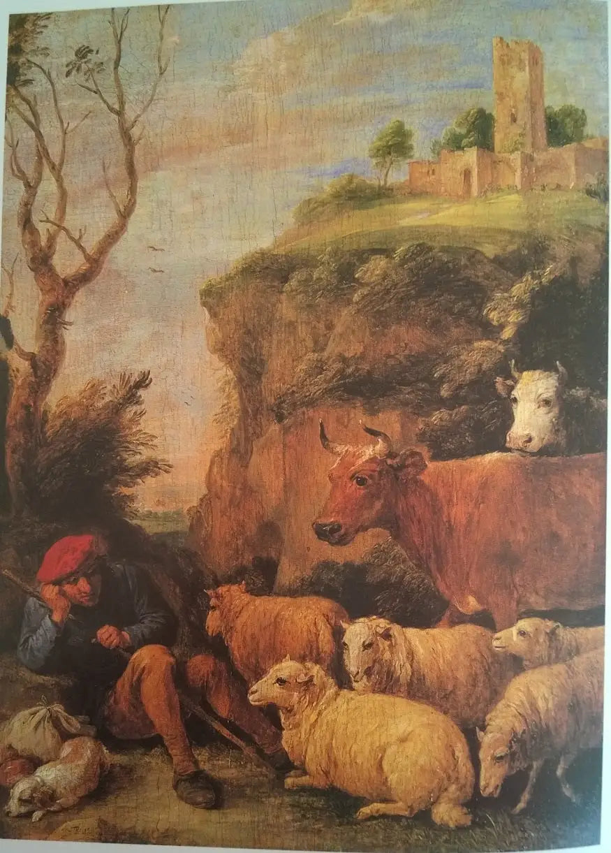 Le Berger Rêveur - David Teniers le Jeune - Alpha Reproduction