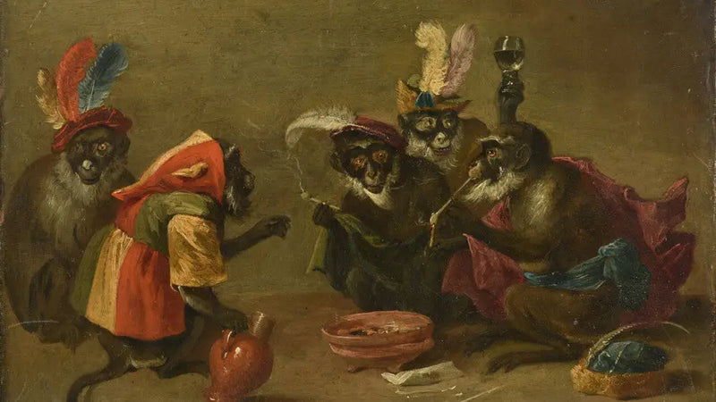 Maymunlar Tabagiyesi - David Teniers le Jeune