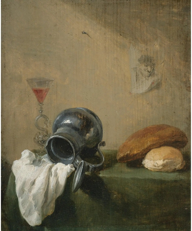 Döndürülmüş sürahiyle natürmort - David Teniers le Jeune