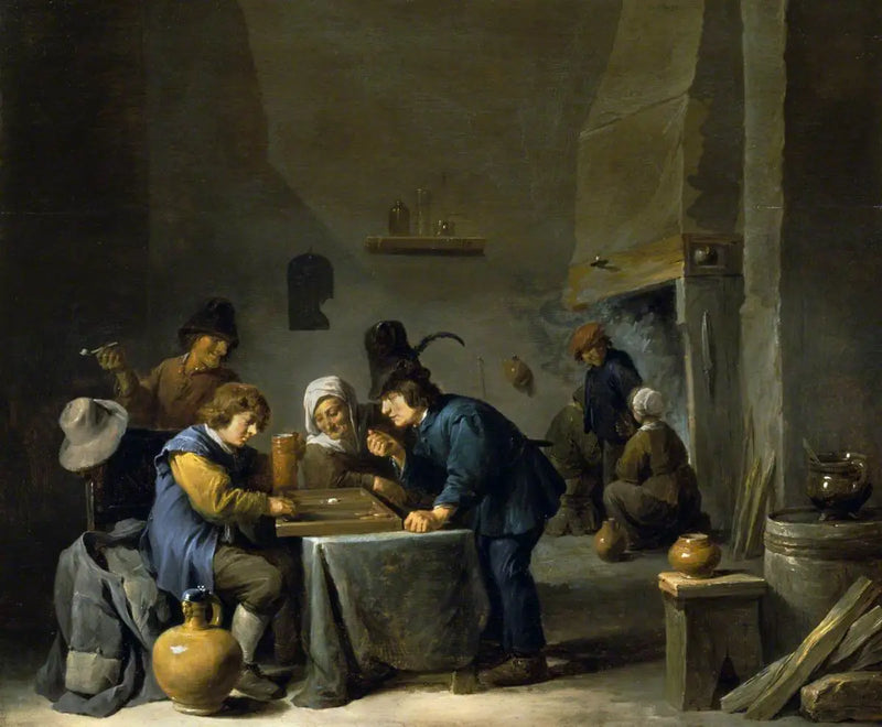 Trictrac Oyuncuları - David Teniers genç