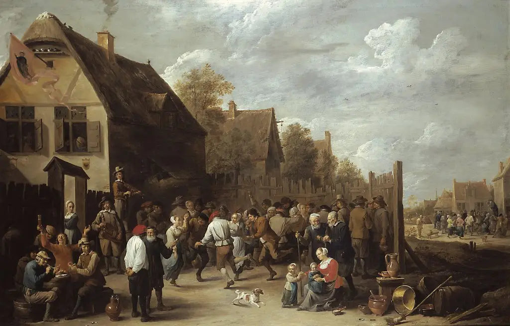 Foire du village - David Teniers le Jeune - Alpha Reproduction