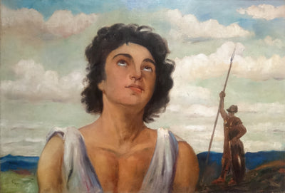 David en prière - Lesser Ury