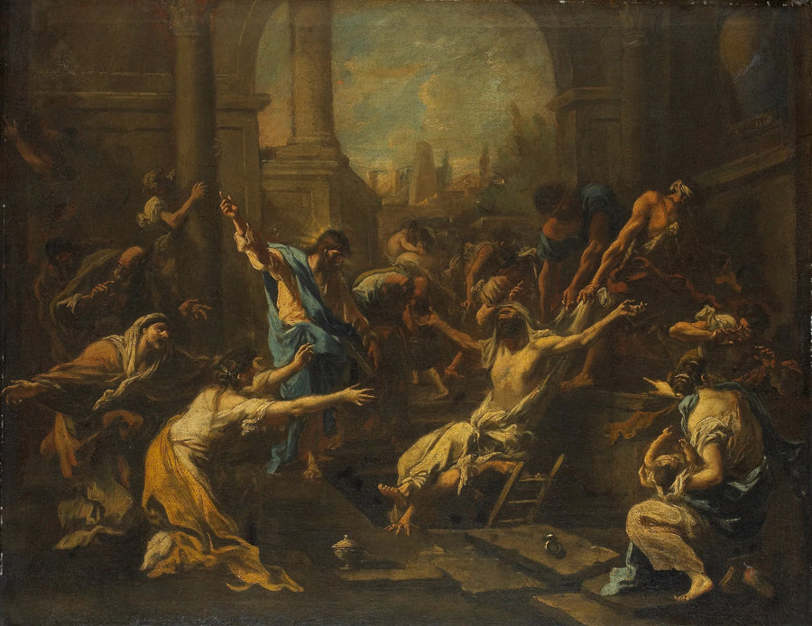 Résurrection de Lazare - Alessandro Magnasco