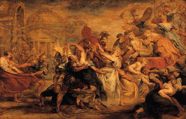 L'Enlèvement des Sabines - Peter Paul Rubens