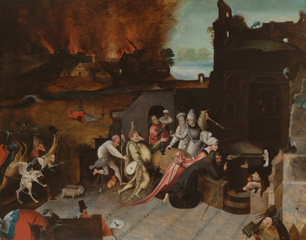 La tentation de saint Antoine - Hieronymus Bosch - Alpha Reproduction