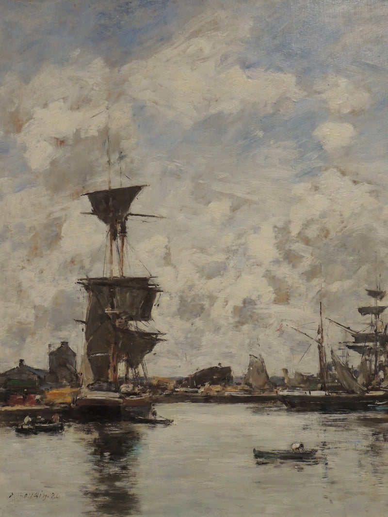 Deauville, havuz - Eugène Boudin