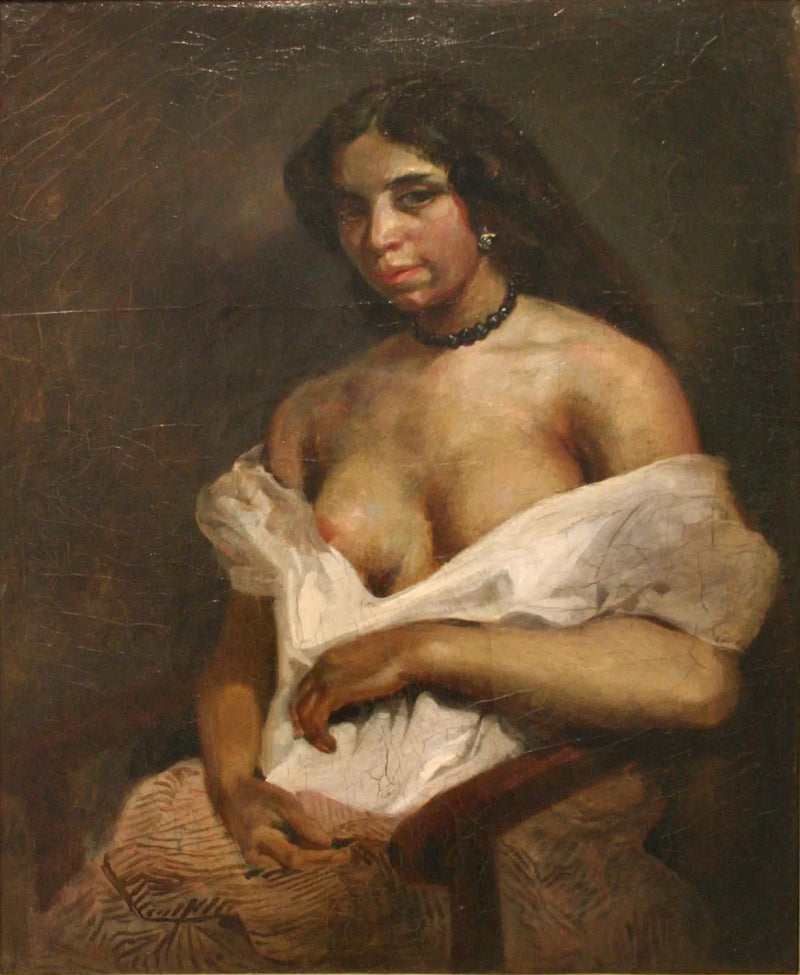Aline mulat kadın - Eugène Delacroix