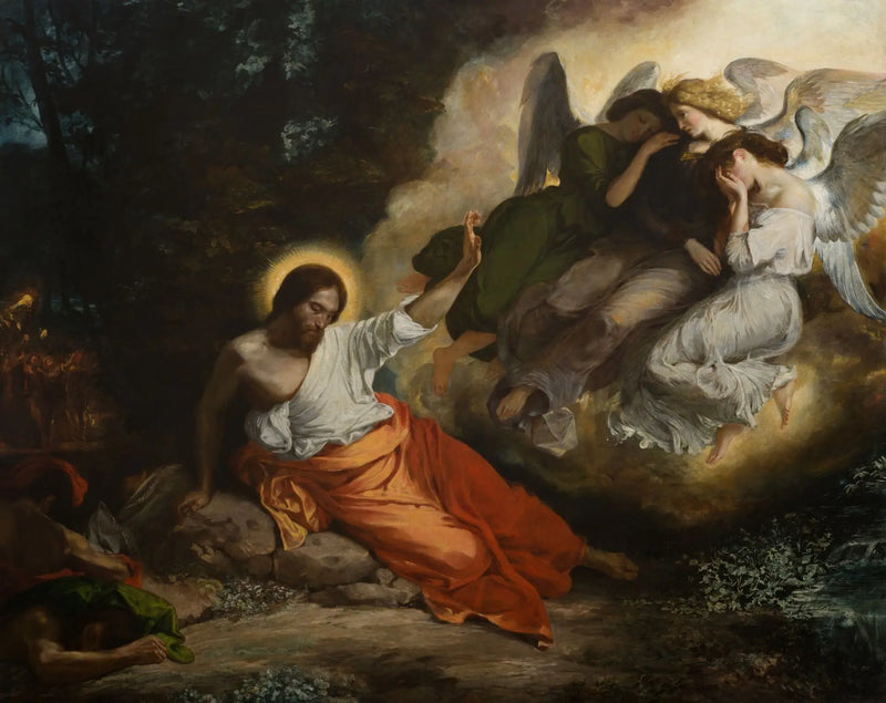 Zeytinlikteki Mesih - Eugène Delacroix