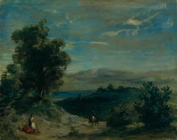 Fas Manzarası - Eugène Delacroix