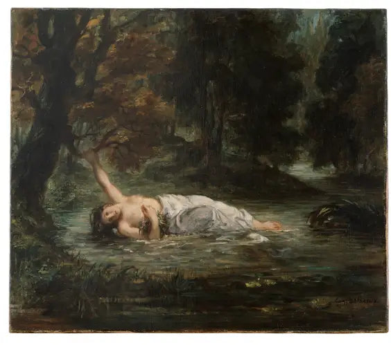 Ophelia'nın Ölümü - Eugène Delacroix