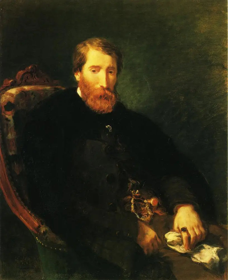 Alfred Bruyas Portresi - Eugène Delacroix