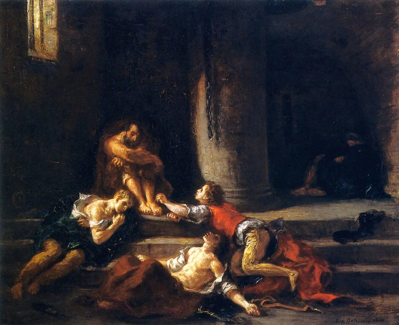 Ugolin ve Oğulları - Eugène Delacroix