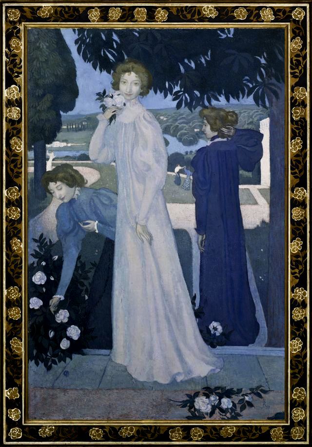 Yvonne Lerolle Portresi üç açıdan - Maurice Denis