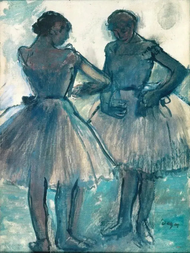 İki Dansçı - Edgar Degas