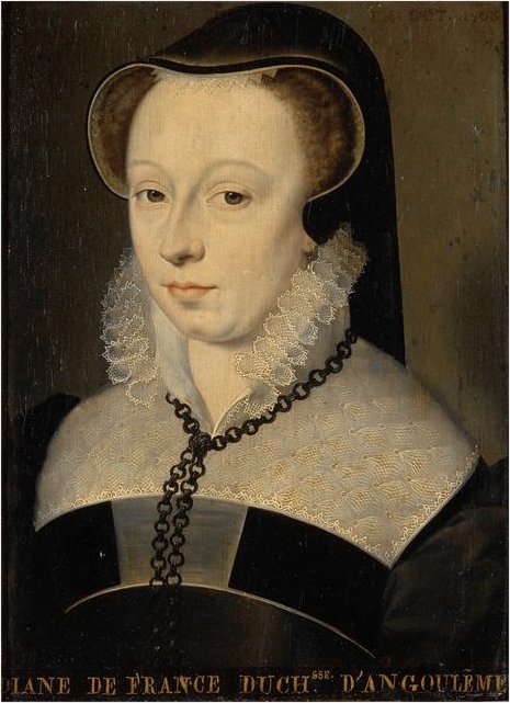 Diane de France, duchesse d'Angoulème - François Clouet