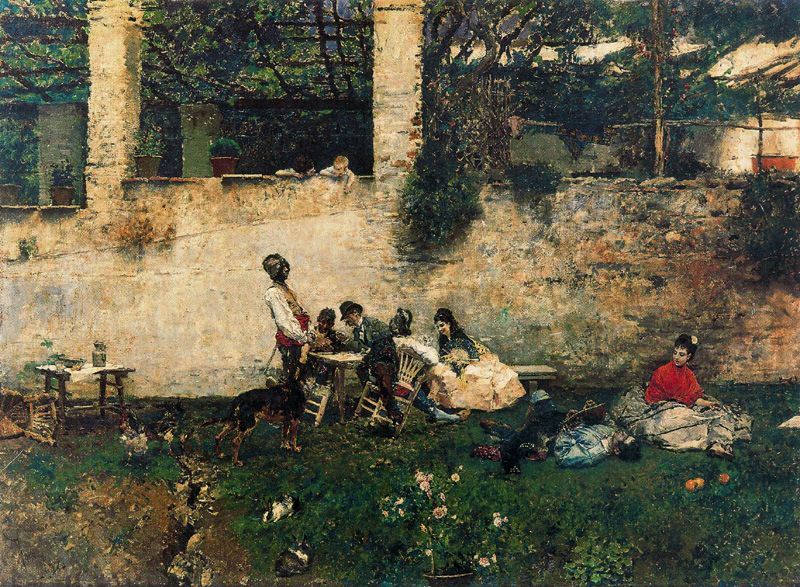 Almuerzo en la Alhambra - Mariano Fortuny Marsal