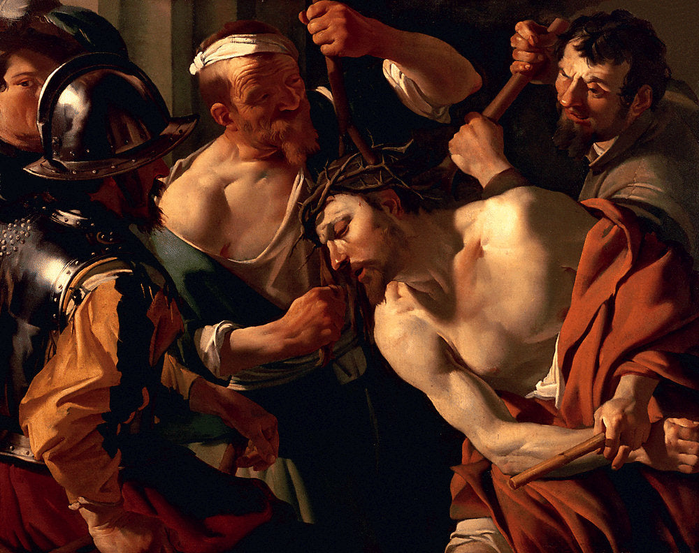 Le Christ avec la couronne d'épines - Dirck van Baburen