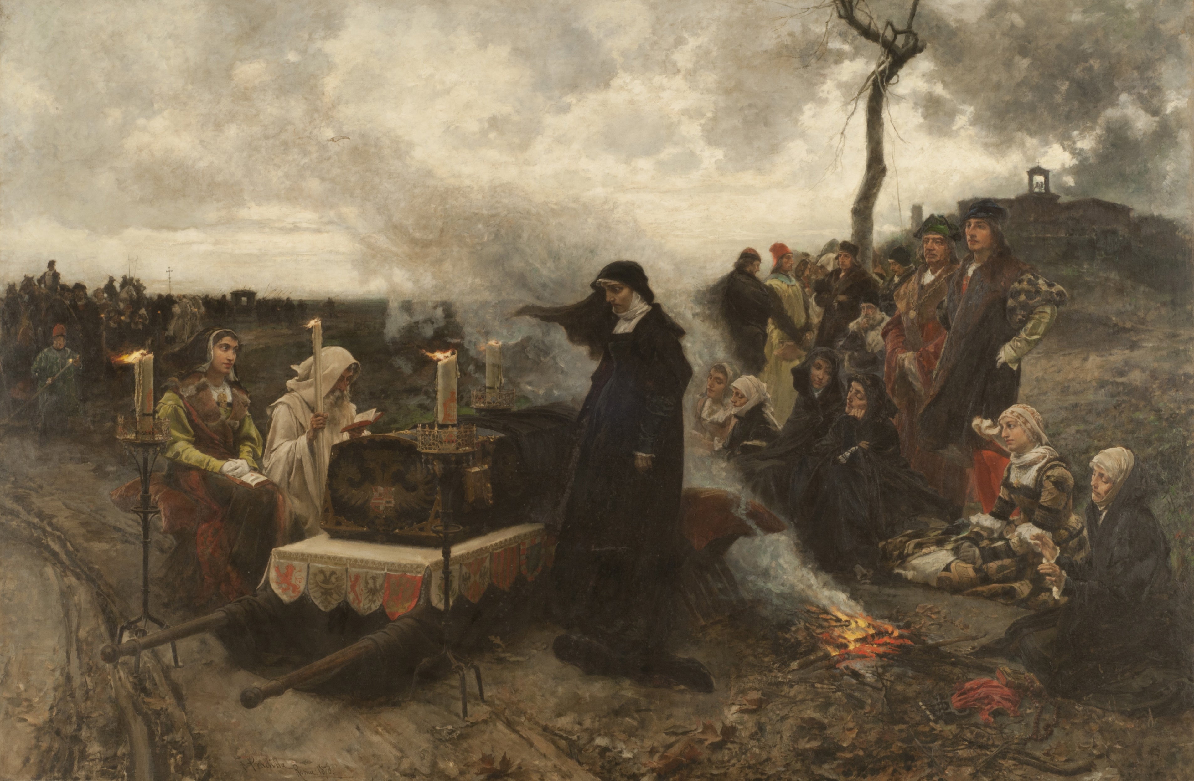 Doña Juana la loca - Francisco Pradilla y Ortiz