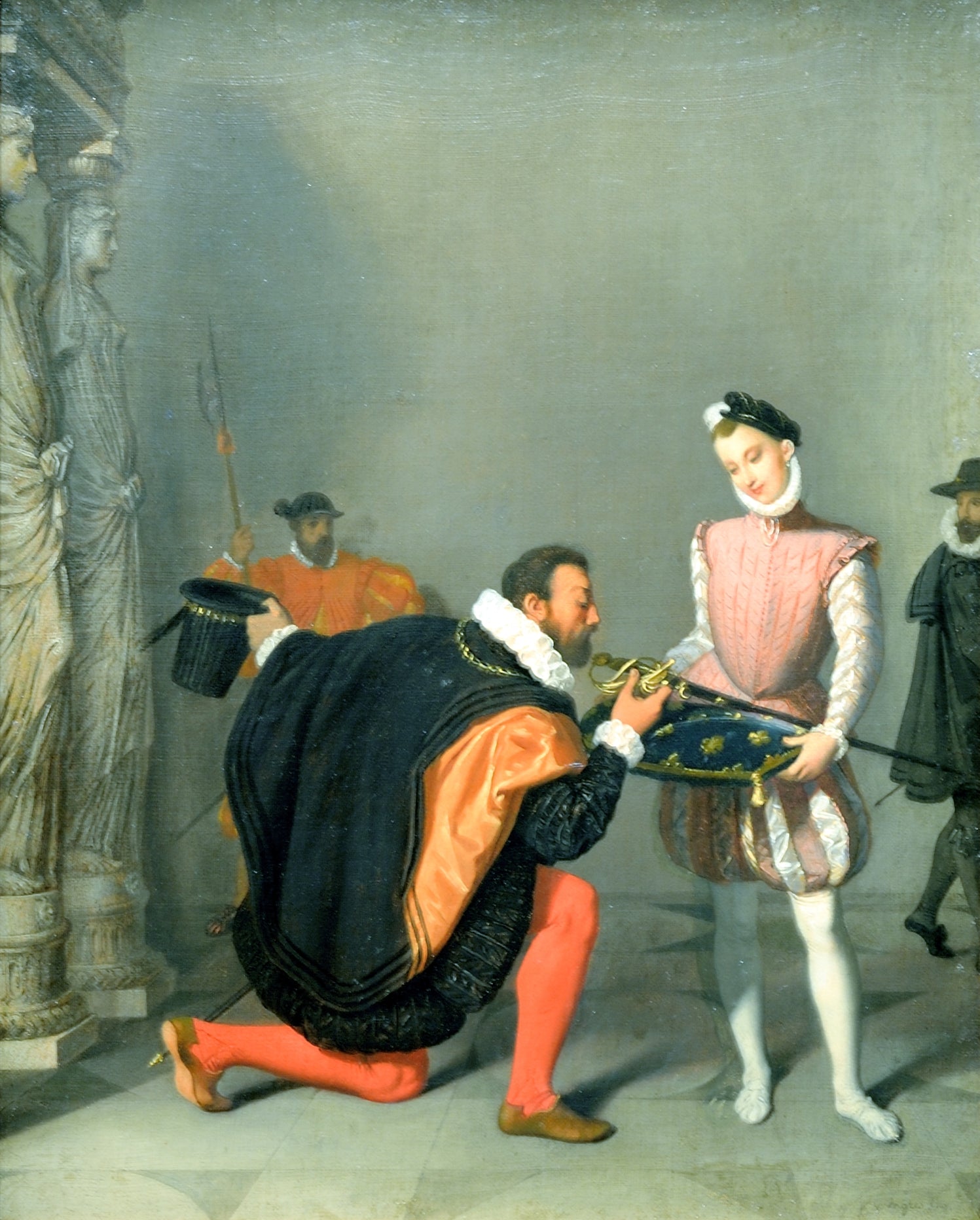 Henri IV'ün kılıcını öpen Don Pedro de Tolède - Jean-Auguste-Dominique Ingres