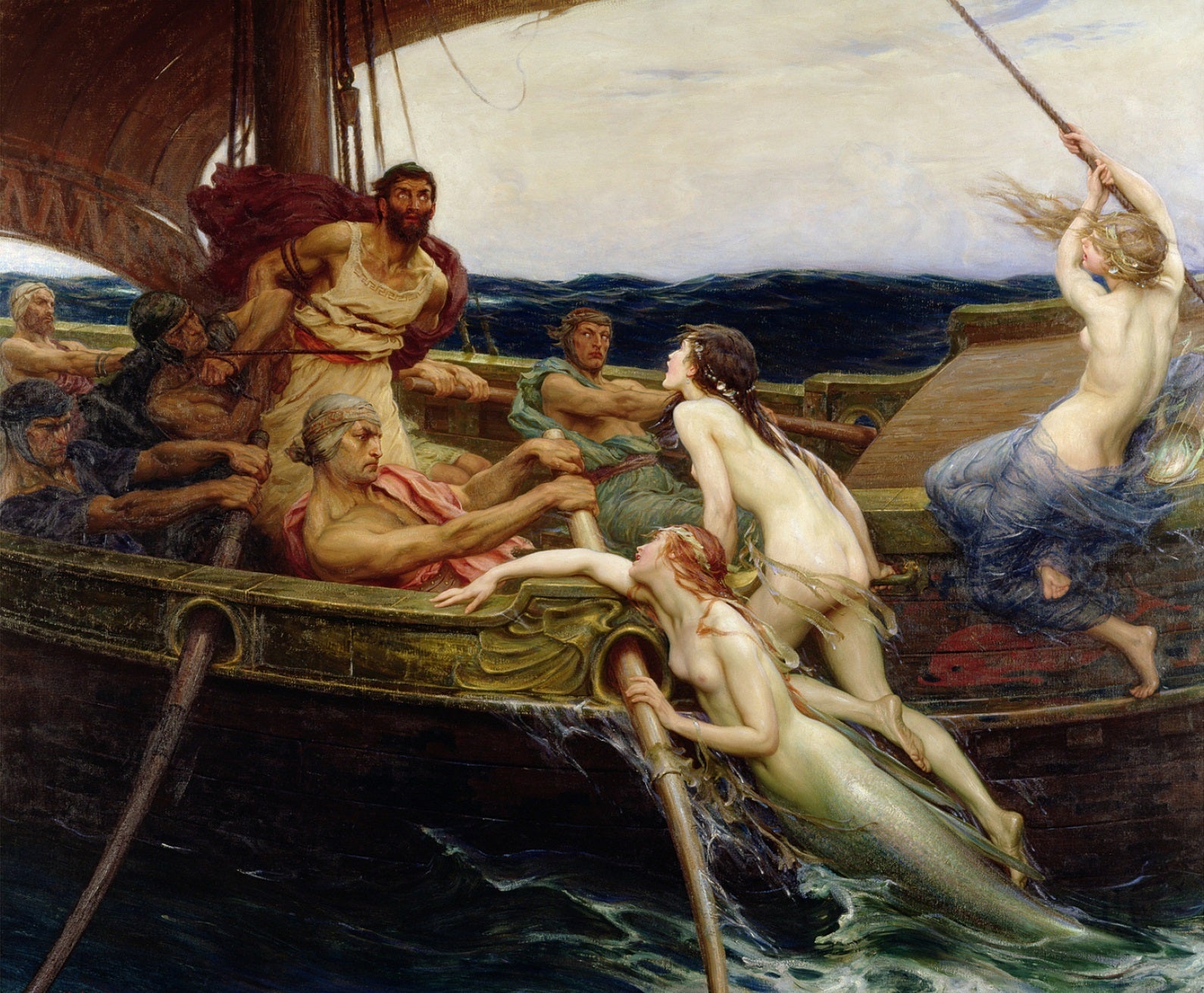 Ulysse et les sirènes - Herbert Draper