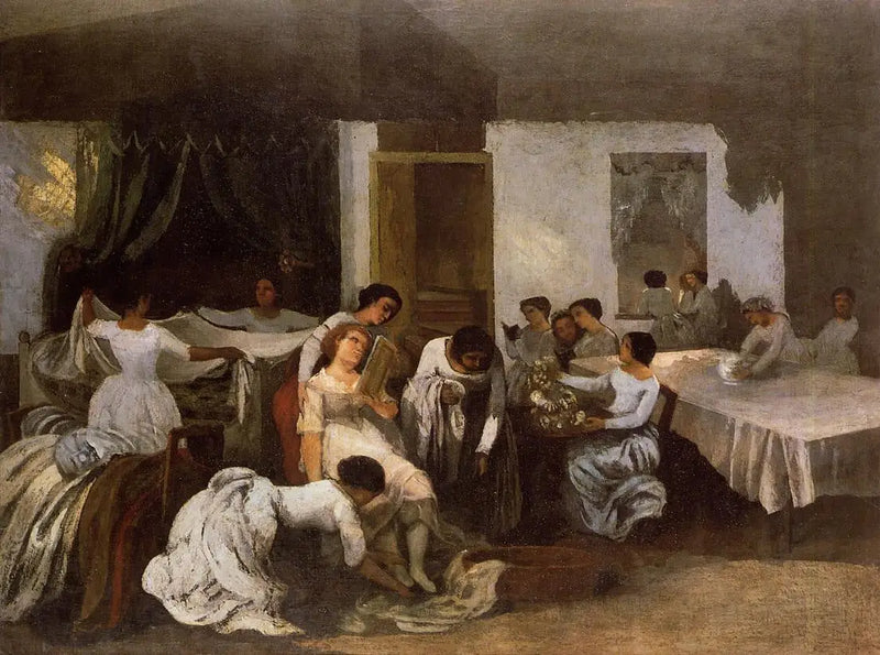 Ölülerin Tuvaleti - Gustave Courbet