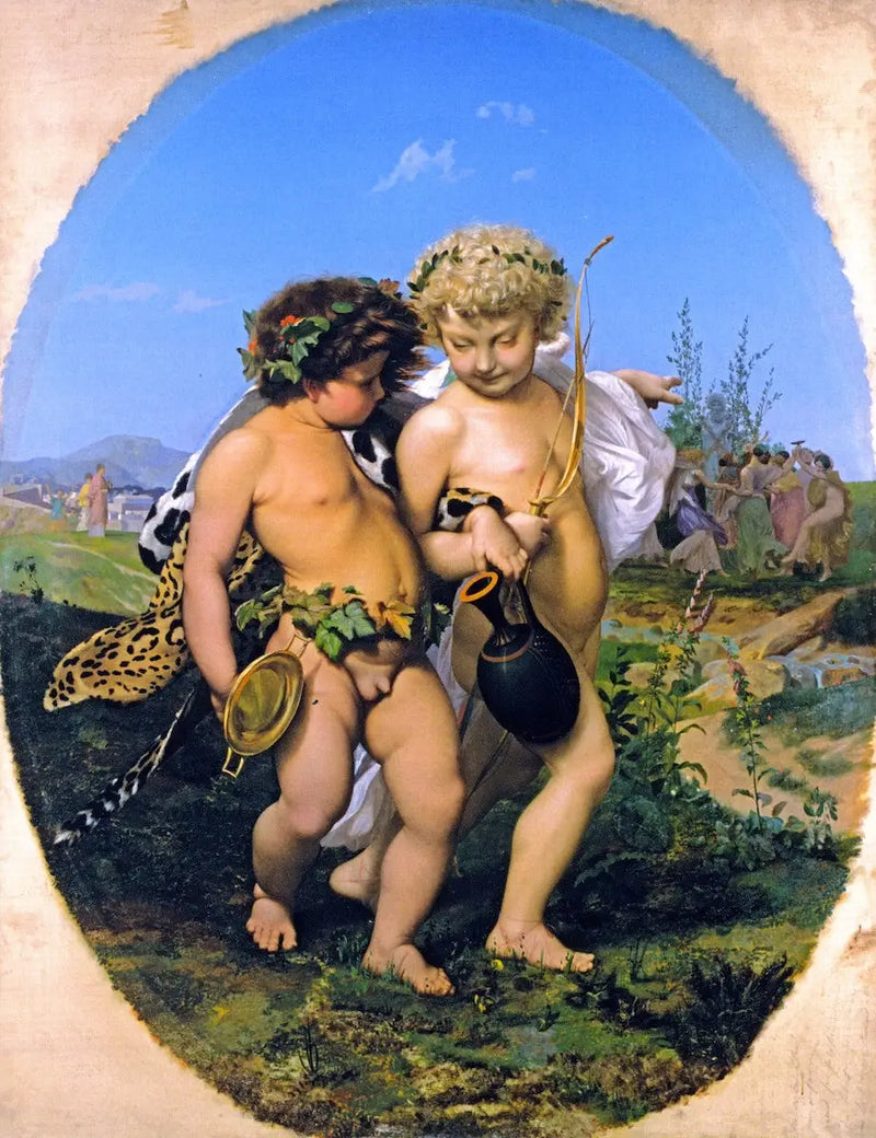 Bacchus ve Aşk sarhoş - Jean-Léon Gérôme