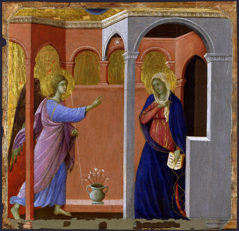Müjde - Duccio di Buoninsegna