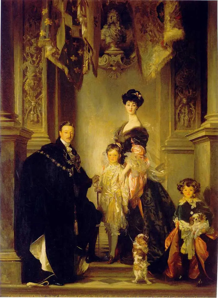 Marlborough Dükü 9. ve Ailesi - John Singer Sargent